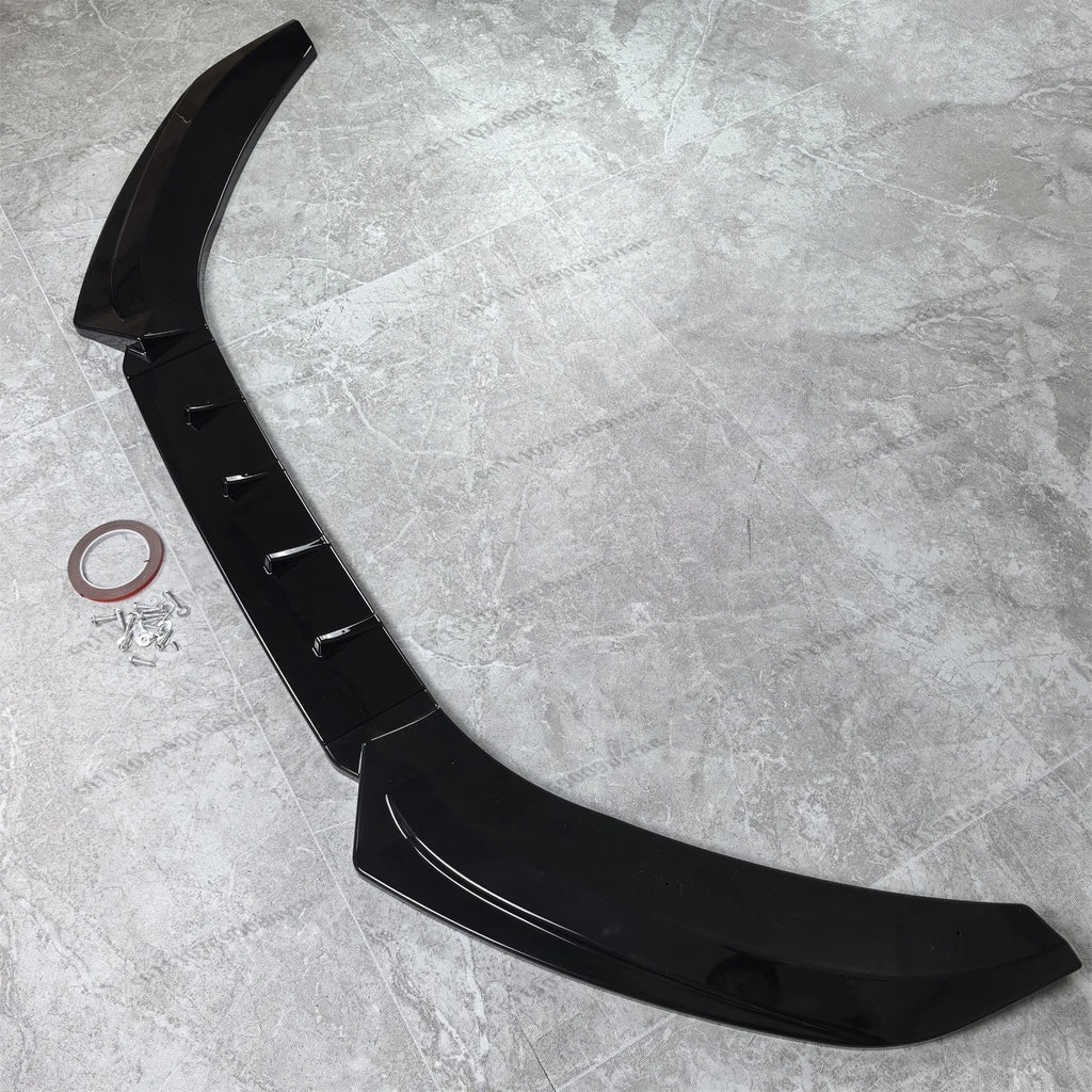 Close up photo of Audi B8 front lip splitter