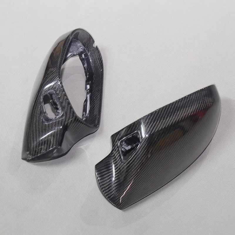 Carbon Fiber Side Mirror Replacement Cover for Audi A4 B8 2008-2009