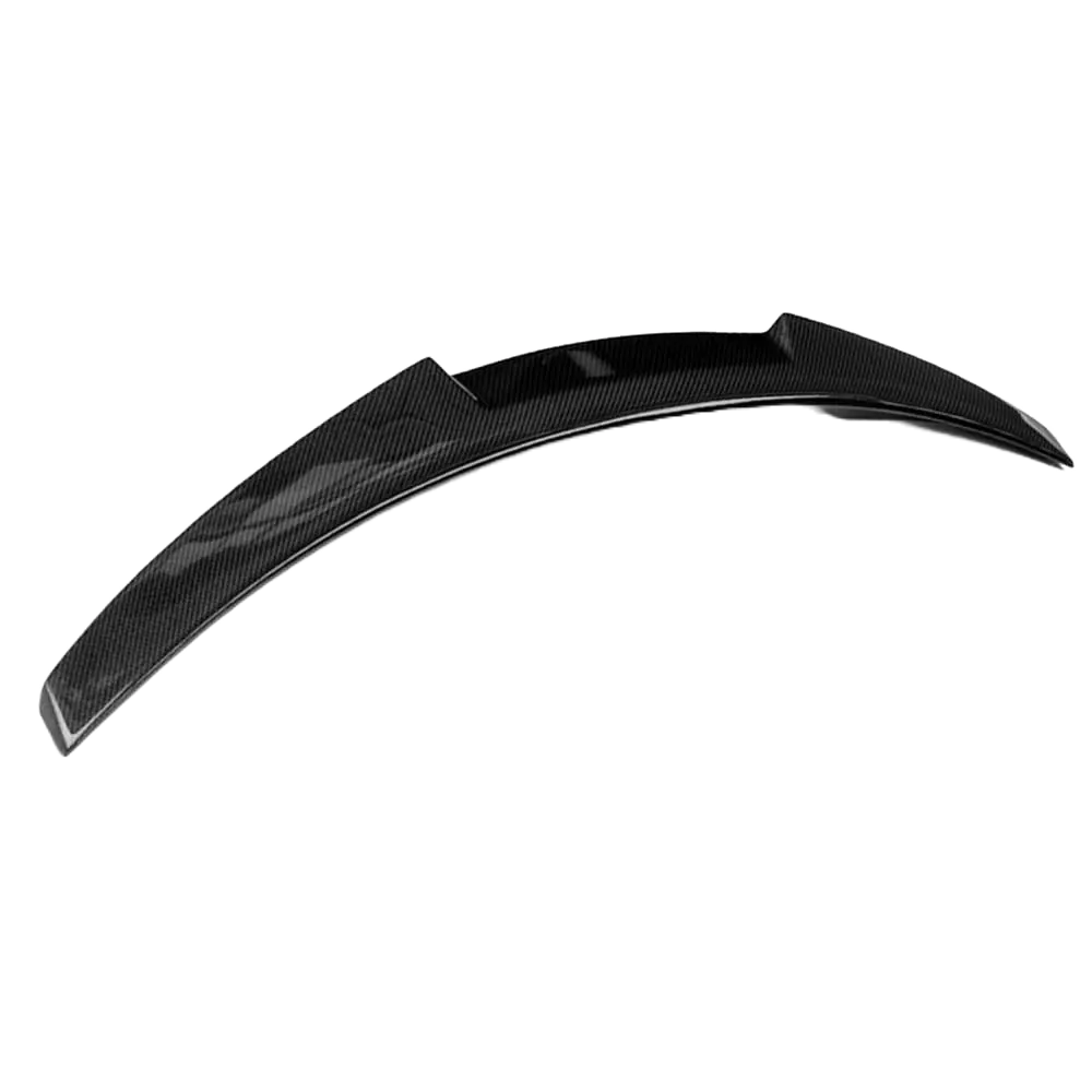Rear spoiler product display banner  on a plain white background