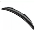 PSM style carbon fiber rear spoiler for Audi A4/S4 B8, front angle view
